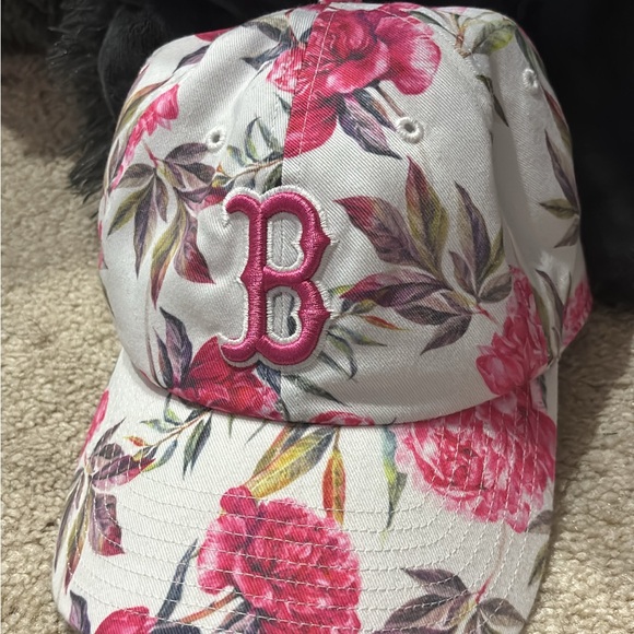47 Accessories - Floral Peony Red Sox Cap